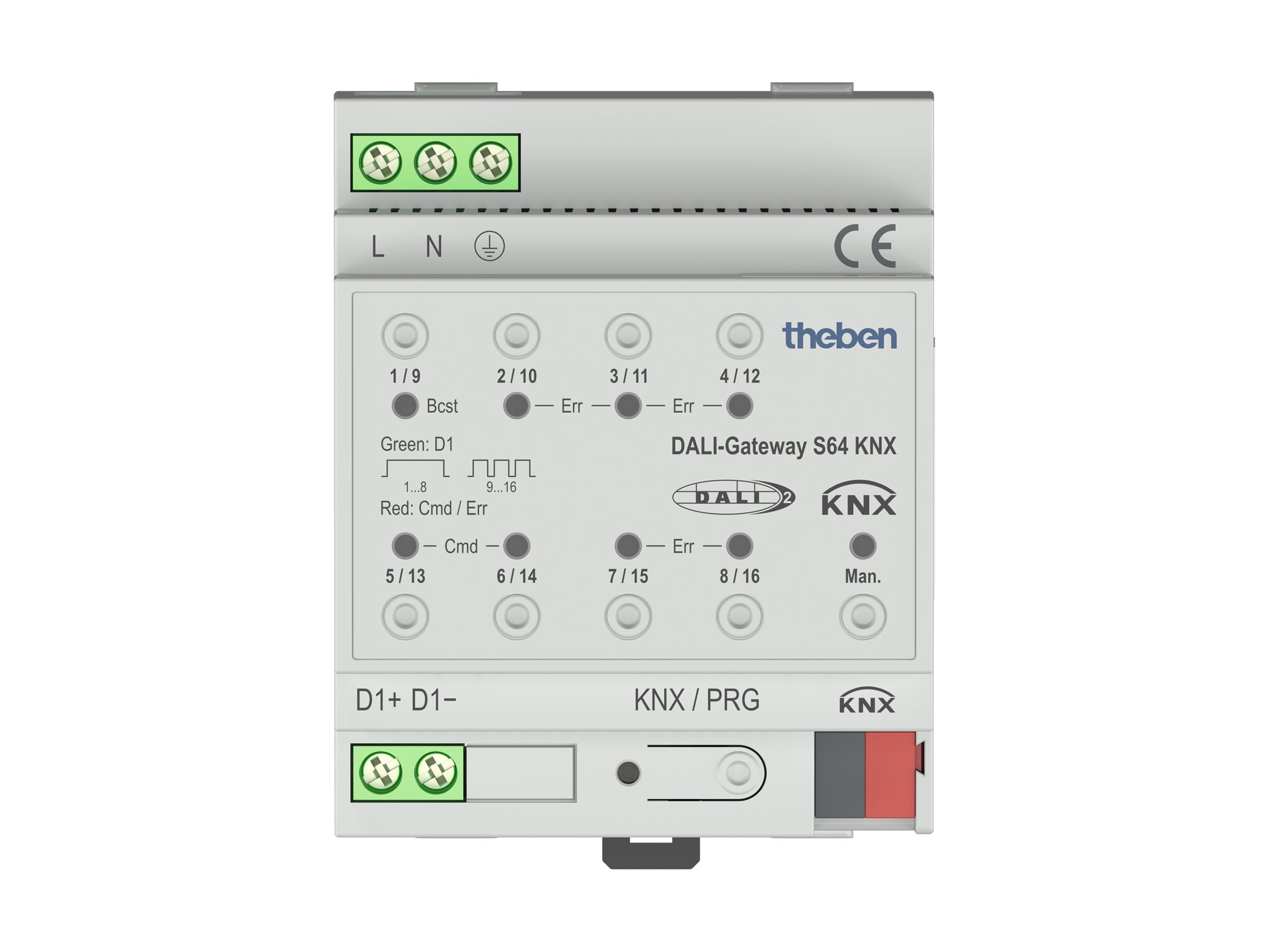 Theben - Passerelle KNX/DALI 2. 1 circuit pour 64 drivers.