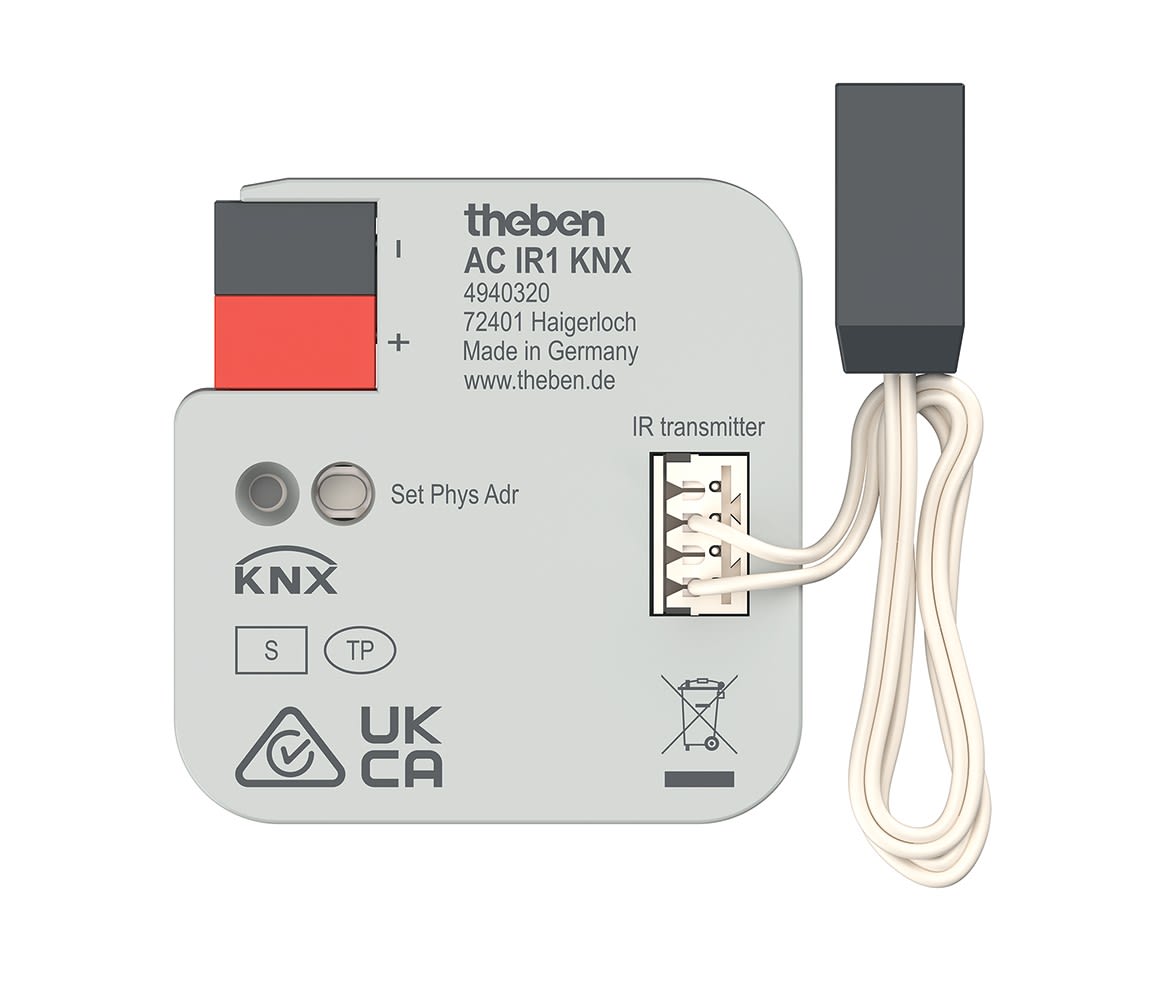 Theben - Passerelle Split Unit KNX à récepteur Infrarouge pour climatiseurs