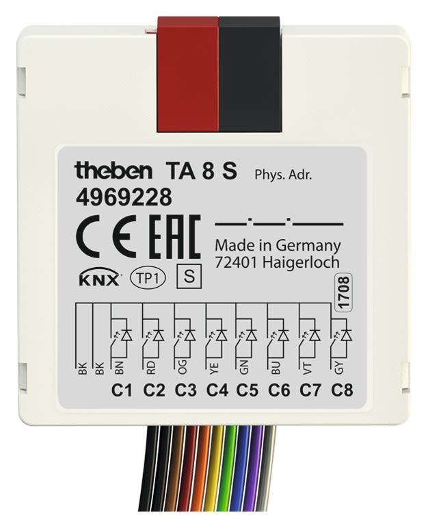 Theben - Module encastré 8 entrees TA 8 S KNX
