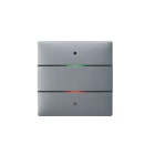 Theben - Bouton poussoir silver KNX 2 canaux