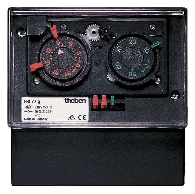 Theben - Horloge dégivrage 1 contact dégivrage + 1 contact retard ventilation