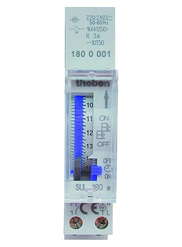 Theben - Horloge journalière mécanique  avec réserve de marche  1 c  unipolaire