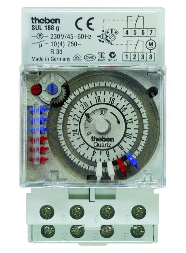 Theben - Horloge journalière mécanique avec réserve de marche  2 c s inv
