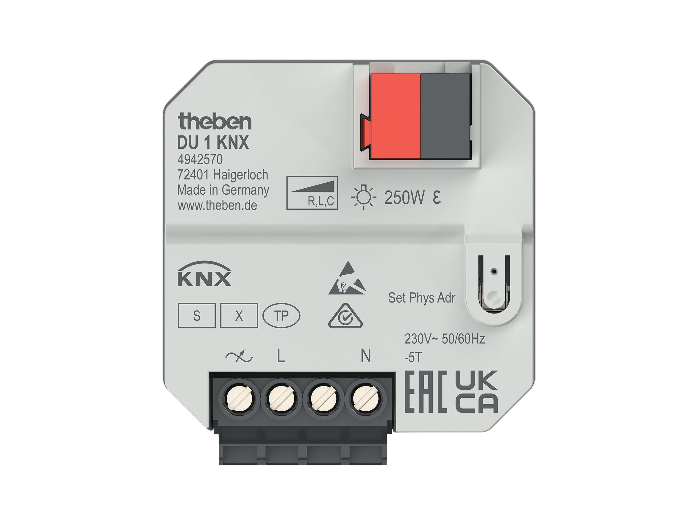 Theben - Actionneur variation encastré KNX 1 canal