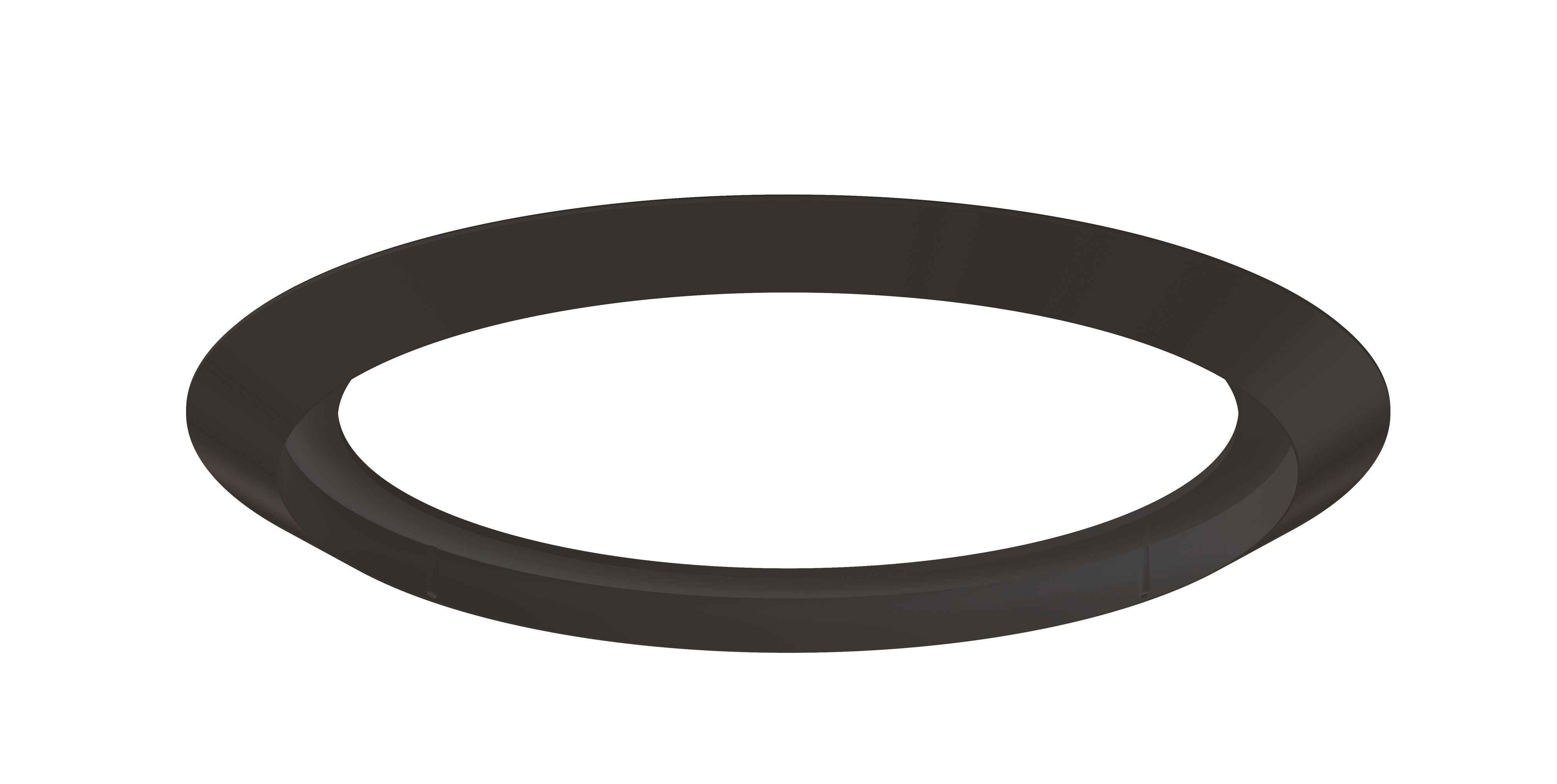 Theben - Cadre pour détecteur FLAT diamètre 85 noir