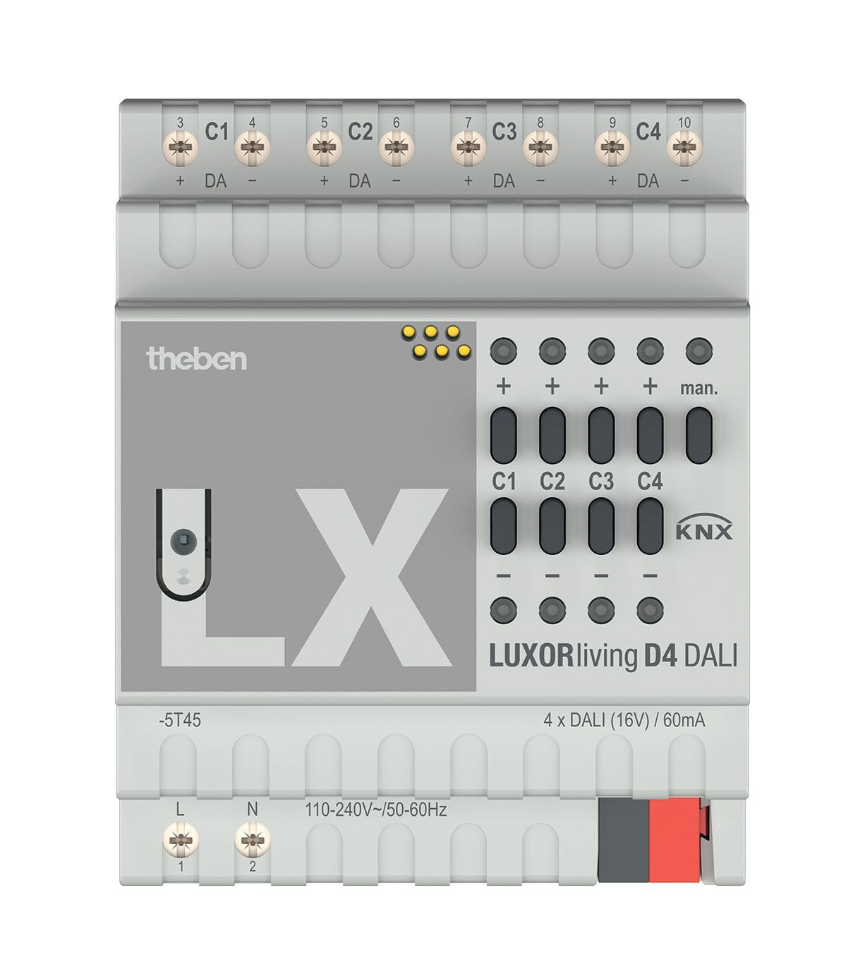 Theben - Actionneur KNX_LUXORliving_DALI2 4 circuits
