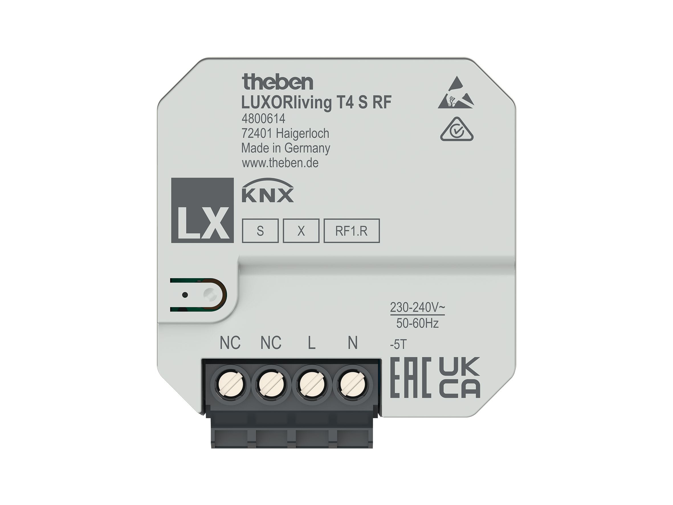 Theben - Interface radio 4 canaux pour boutons poussoirs