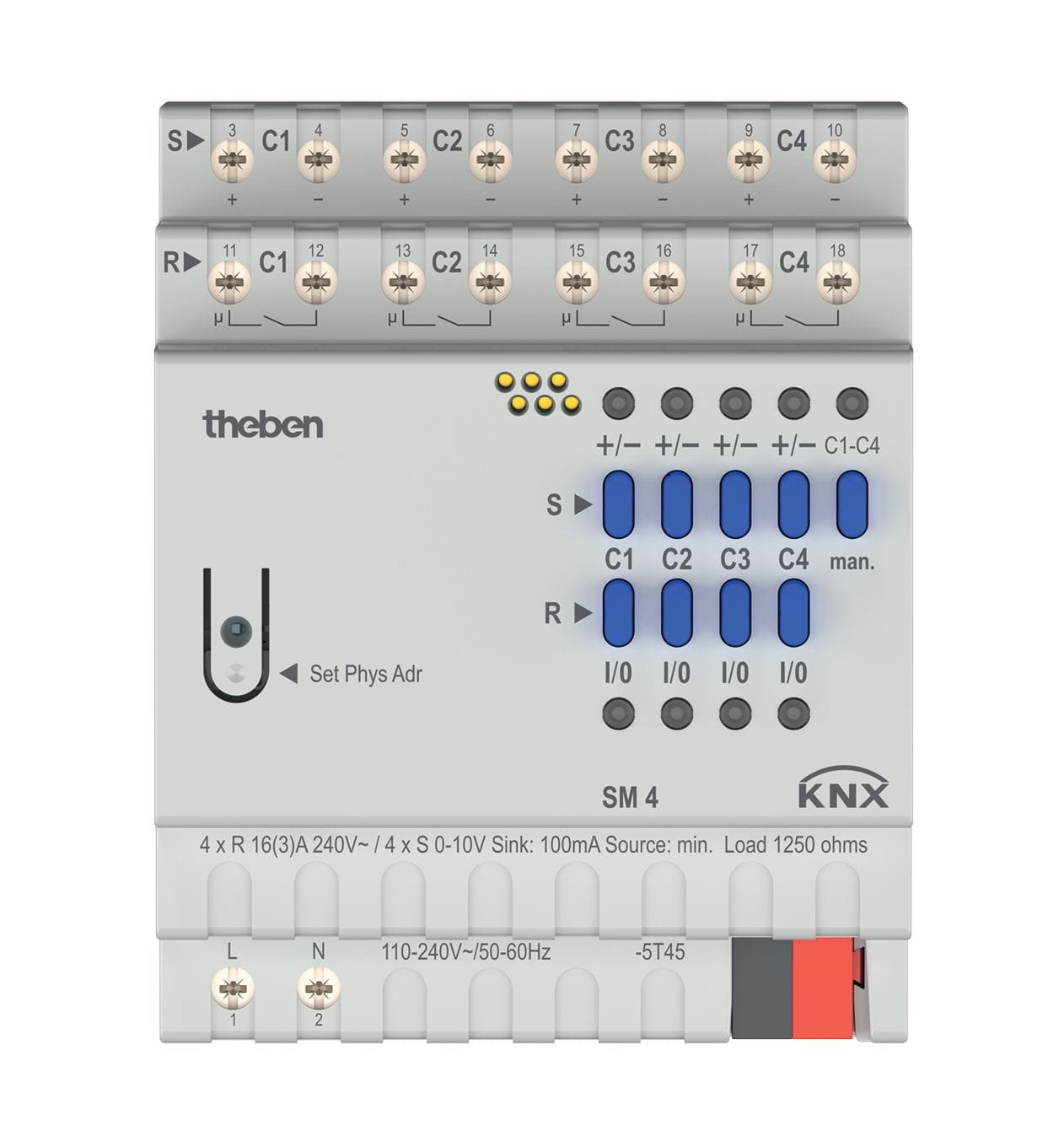 Theben - Actionneur de commutation/variation SM 4 KNX