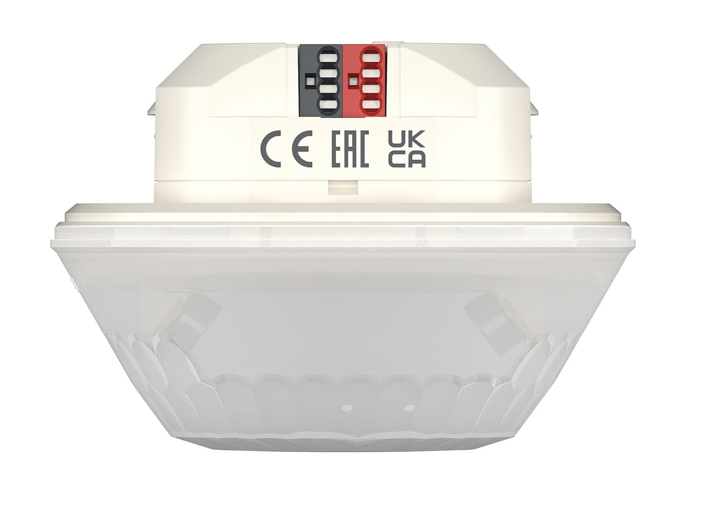 Theben - Détecteur présence blanc encastré 360° KNX spécial couloir