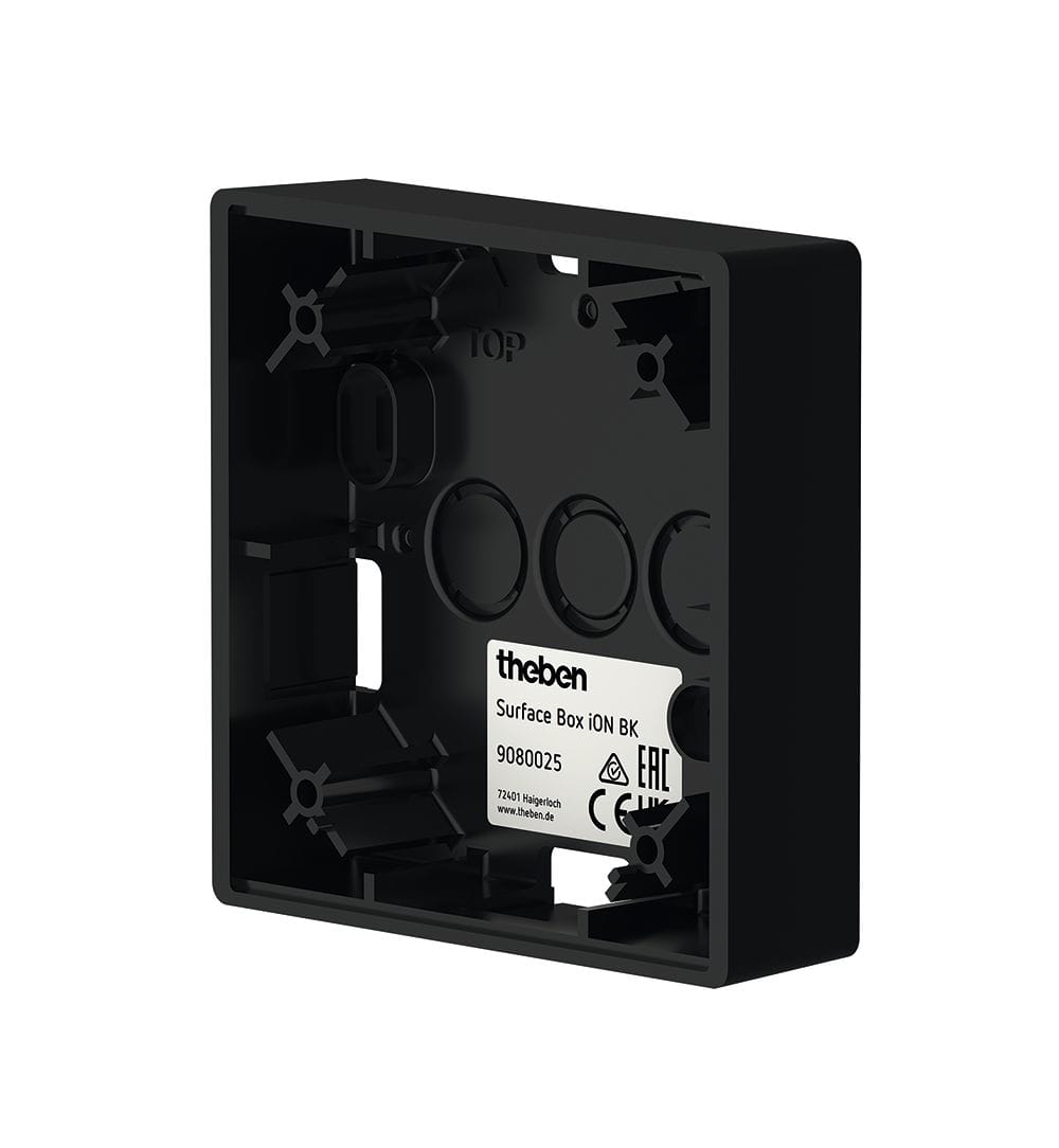 Theben - Boitier noir pour fixation saillie gamme iON