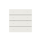 Theben - Façade iONprime PB Classique blanc soft 4 touches-8 appuis