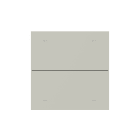 Theben - Façade iONprime PB Classique gris soft 2 touches-4 appuis