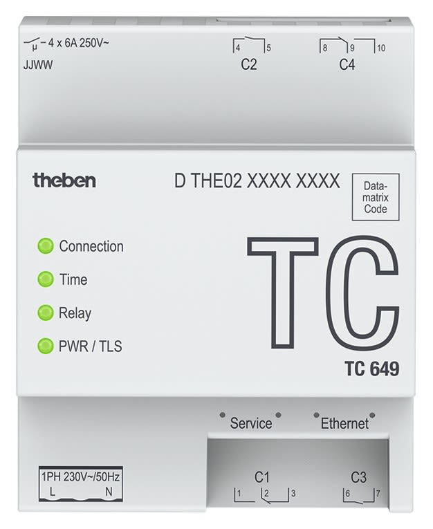 Theben - Horloge annuelle et astronomique contrôle distance LAN