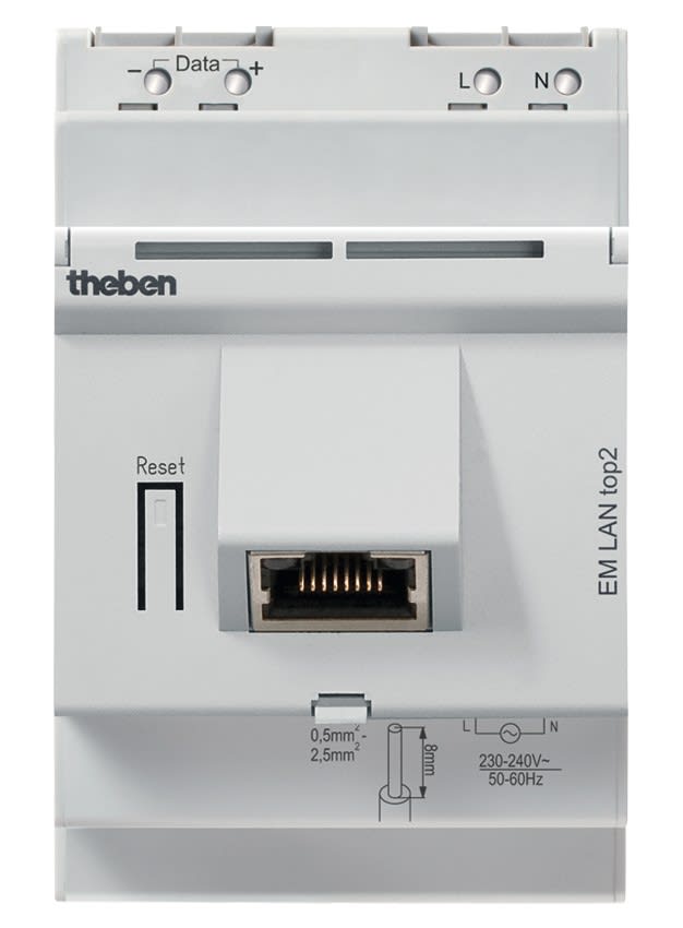 Theben - Interface connexion lan pour horloge digitale horaire annuelle top2