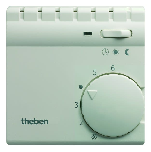 Theben - Thermostat d'ambiance inverseur + commutateur été hiver + voyant