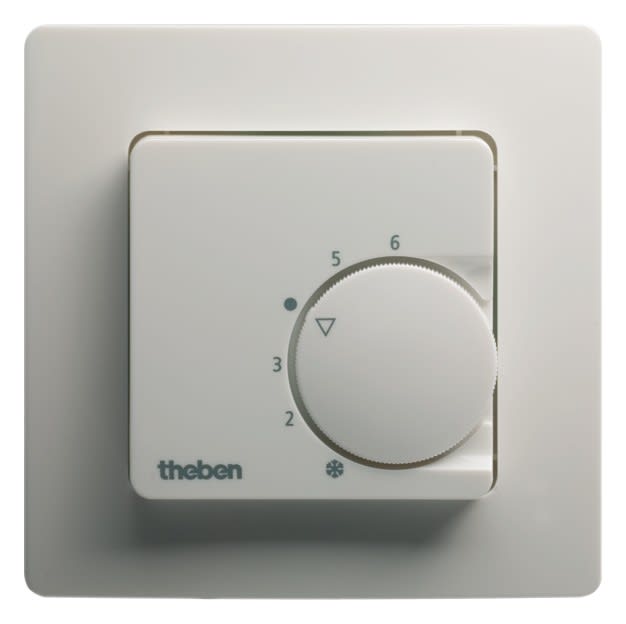 Theben - Thermostat d'ambiance encastré 3 fils avec cadre