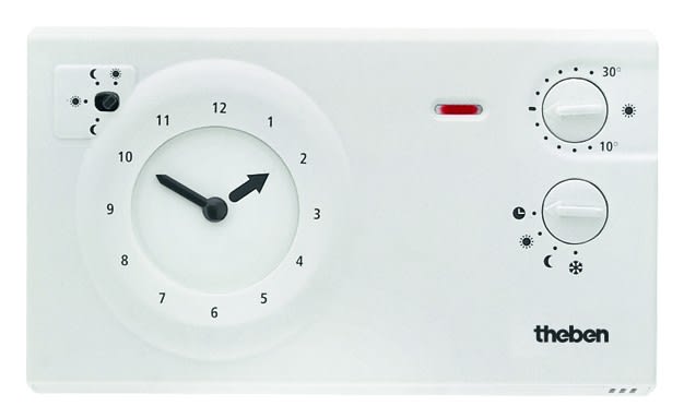 Theben - Thermostat d'ambiance programmable 2/3 fils 24h 7j