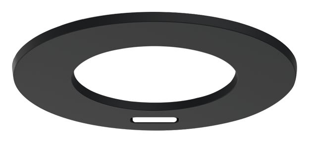 Theben - Cadre finition noir pour détecteur présence PlanoSpot