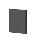 Theben - Façade iONprime PB Classique noir soft 1 touche-2 appuis