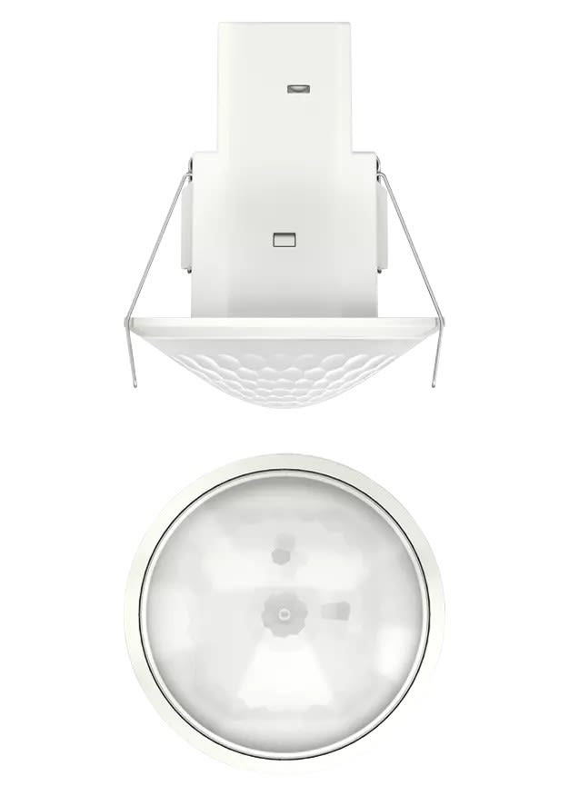 Theben - Détecteur mouvements compact encastré plafond 360° blanc 1c IP 54