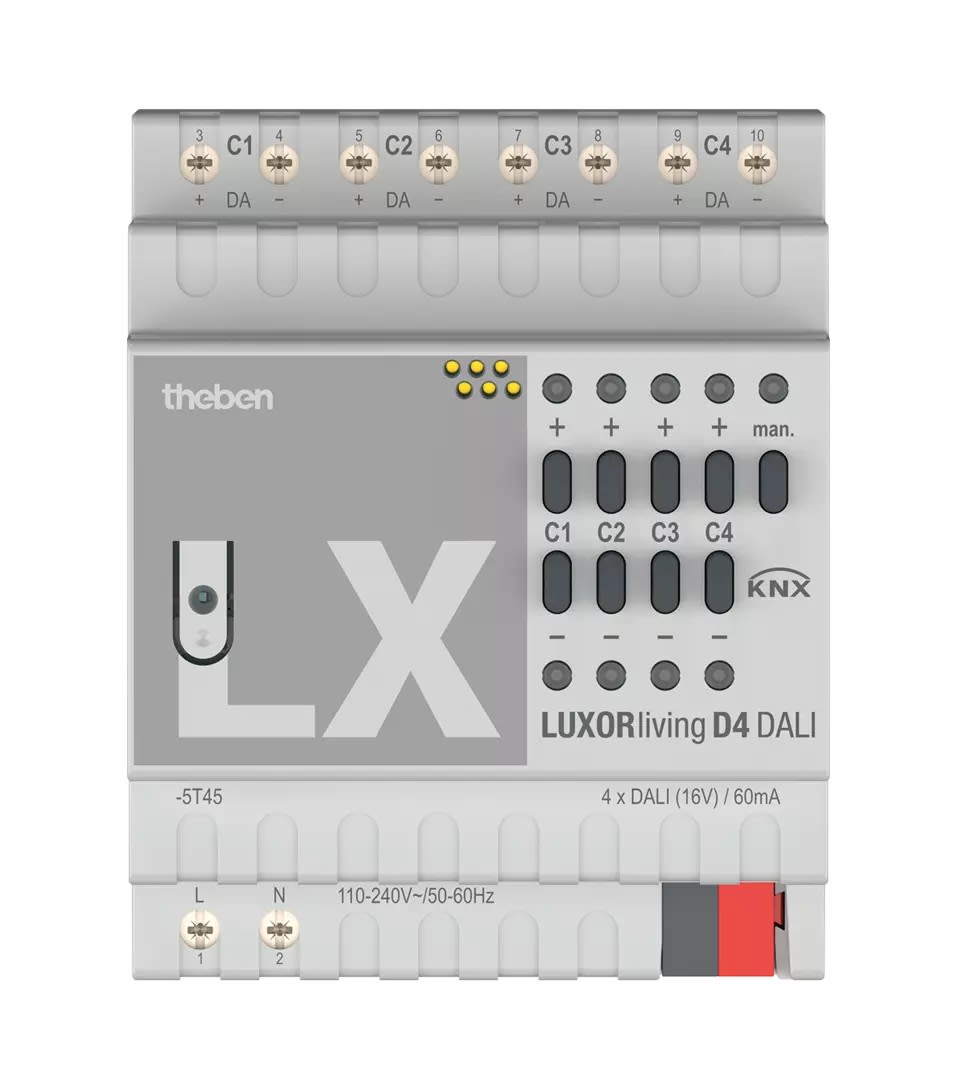 Theben - Actionneur KNX_DALI2 4 circuits