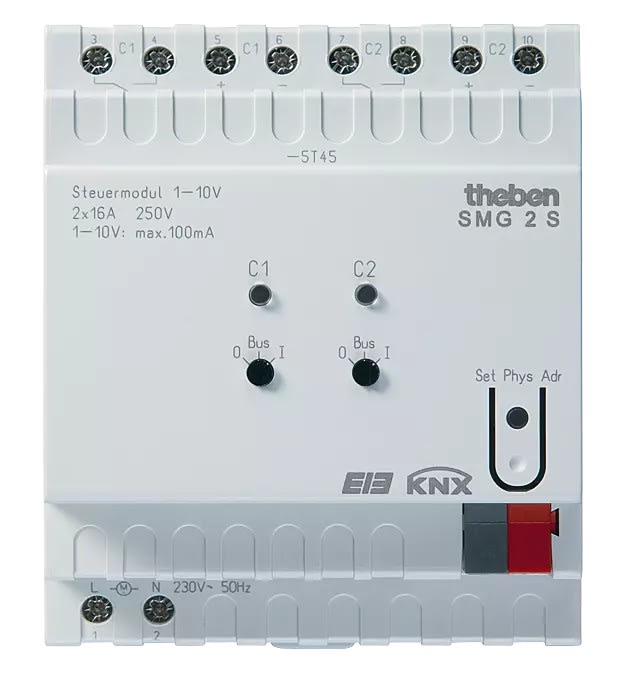 Theben - Module variateur SMG 2 S 2c 1-10v KNX