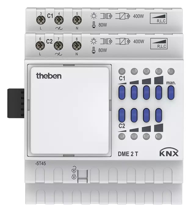 Theben - Module variateur 2c DME 2 T KNX