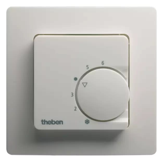 Theben - Thermostat d'ambiance  encastré 3 fils  avec cadre