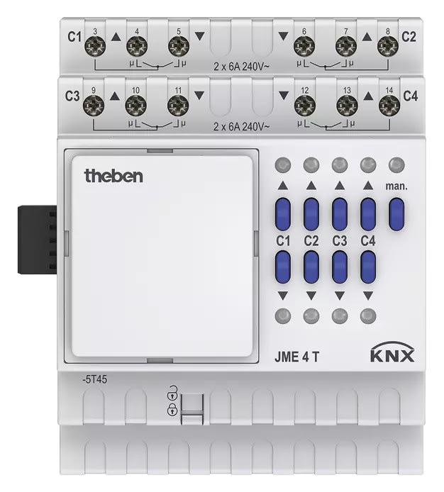 Theben - Moidule extension Actionneur volets 4 circuits JME 4 T KNX