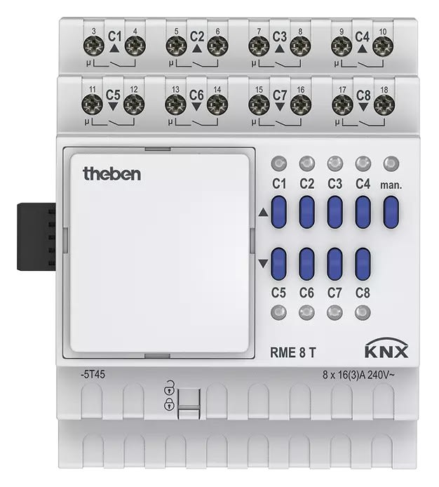 Theben - Module extension Actionneur commutation ou store RME 8 T