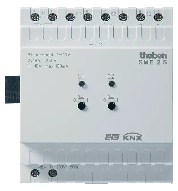 Theben - Extension variateur  SME 2S 2c 1-10v KNX