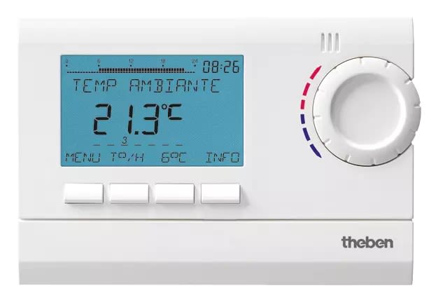 Theben - Thermostat d'ambiance  digital 3 programmable 24h 7j 230v