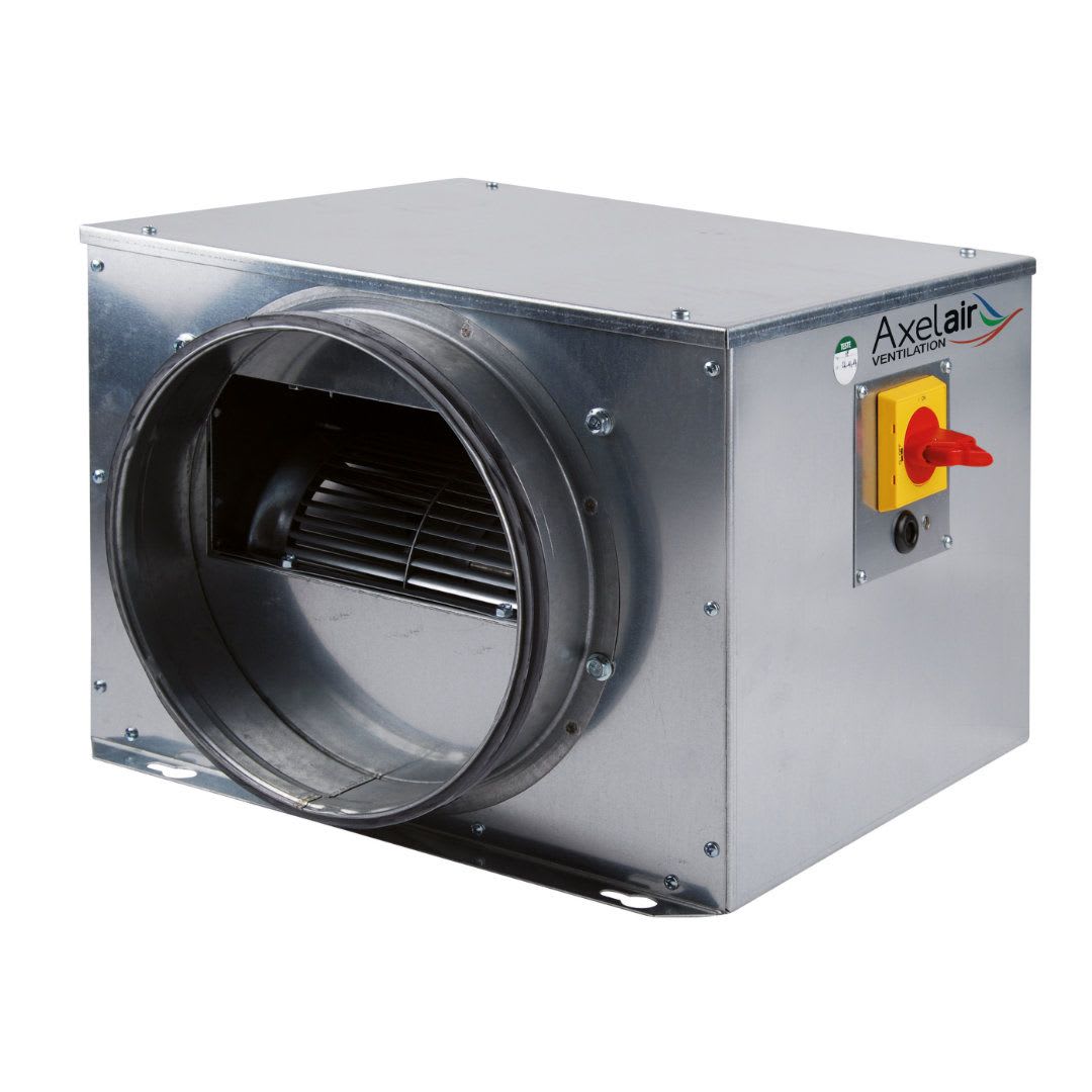 AXELAIR - Caisson SF isolé ø 315 avec inter prox