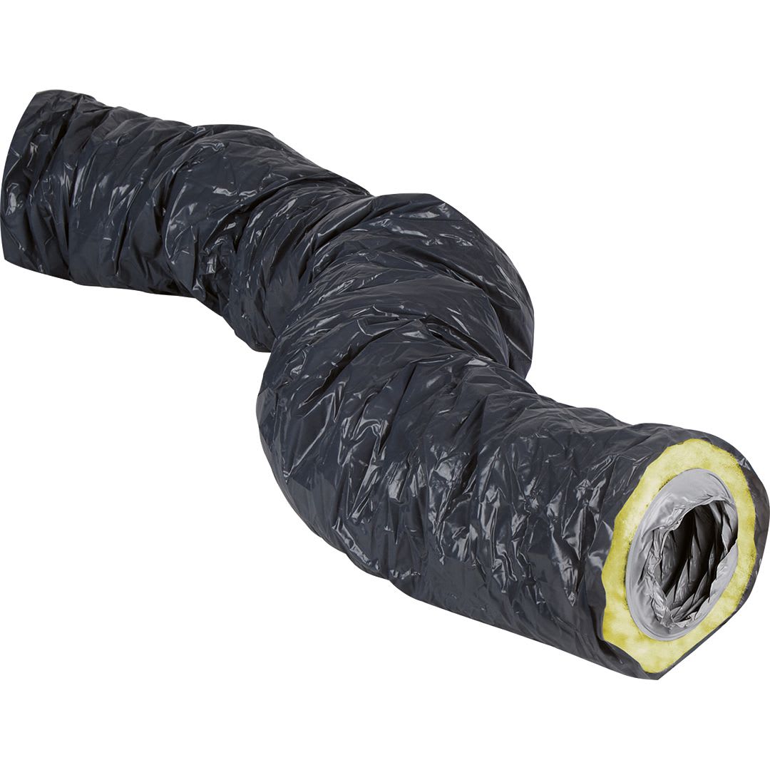 AXELAIR - Conduit PE+ souple isolé LV50 ø125 lg 6m