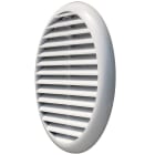 AXELAIR - Grille plast blc encas moustq clips ø80