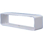 AXELAIR - Manchon droit PVC rigide section 55x220