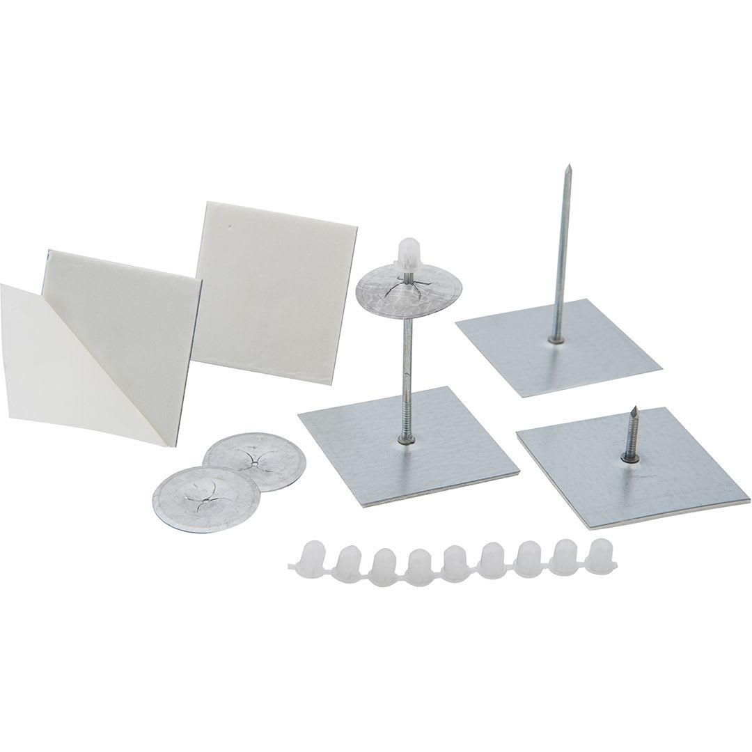 AXELAIR - Bte 500 pointes fix Laine verre Lg 63mm