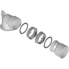 AXELAIR - Adap coudé simple PEHD ø90 bche ø80