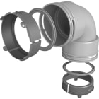 AXELAIR - Coude PEHD 90° ø75