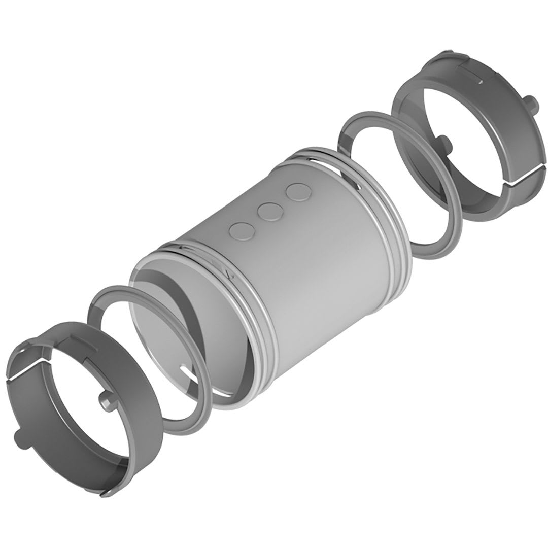 AXELAIR - Manchon droit PEHD Ø 90