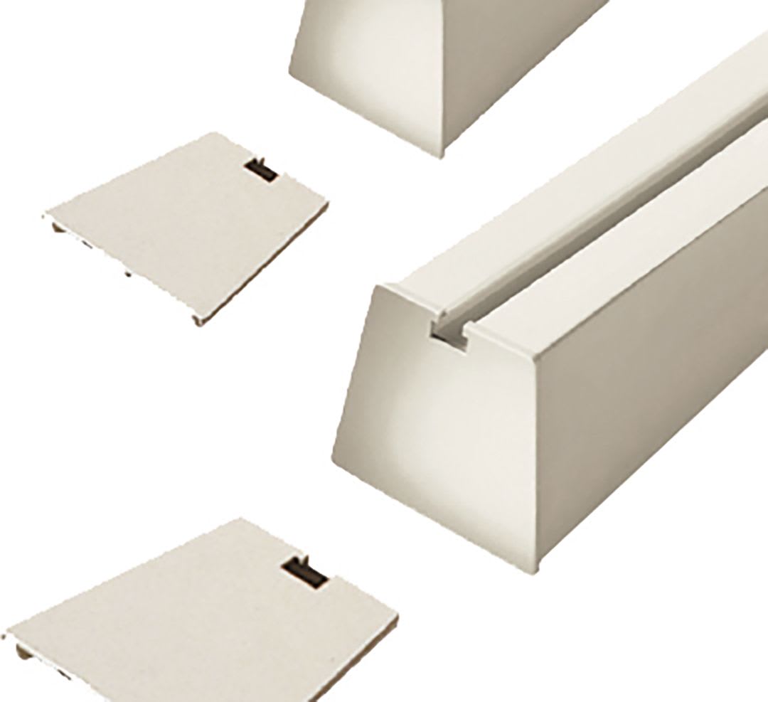AXELAIR - bouchon support sol plast.80x80 mm