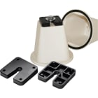 AXELAIR - support PVC conique h80 mm Ø105 mm