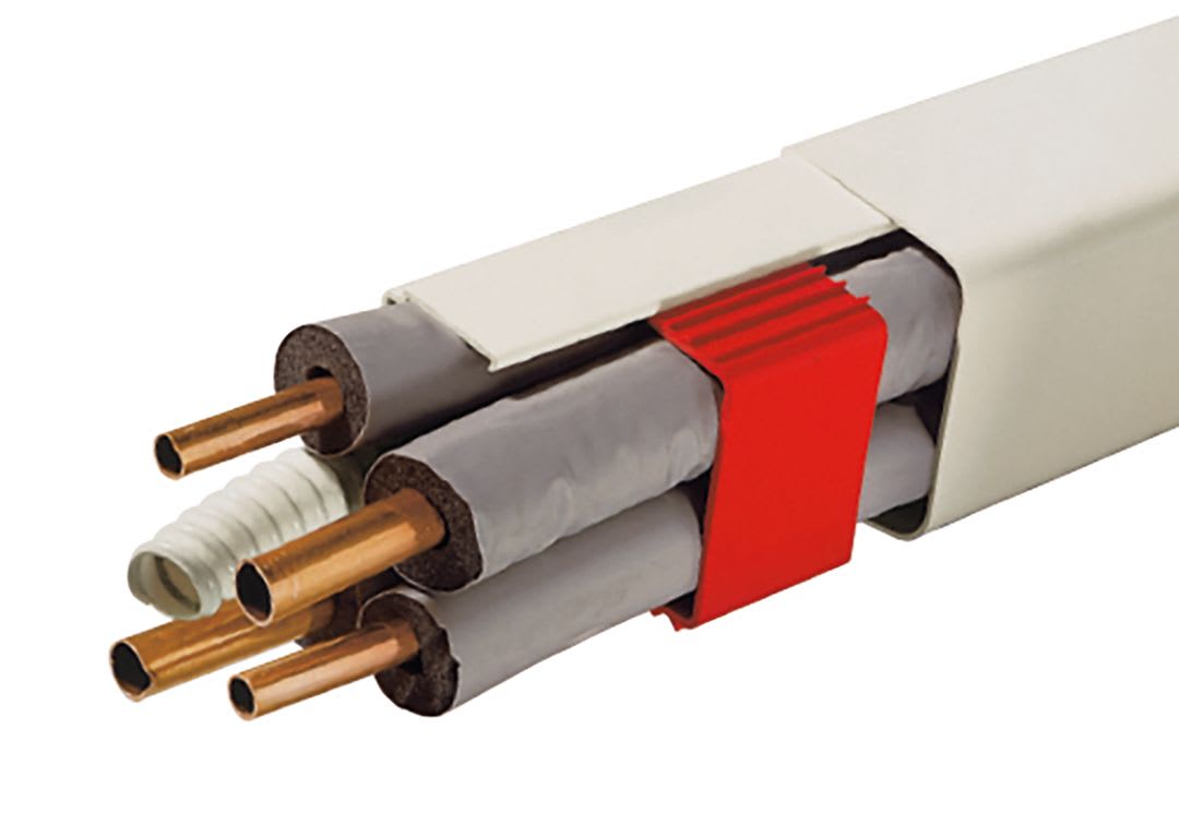 AXELAIR - Goulotte filmée ivoire 80x60 lg2mx8pcs