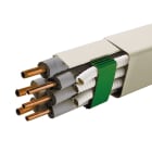 AXELAIR - Goulotte filmée blanc 110x75 lg2mx4pcs