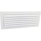 AXELAIR - Gril lame courbe Al blc 400x100