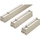 AXELAIR - Support sol PVC h 80 mm lg 450 mmx2pcs