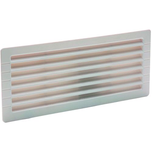 AXELAIR - Grille plast blanche enc mstq 257x107