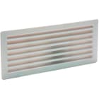 AXELAIR - Grille plast blanche enc mstq 257x107