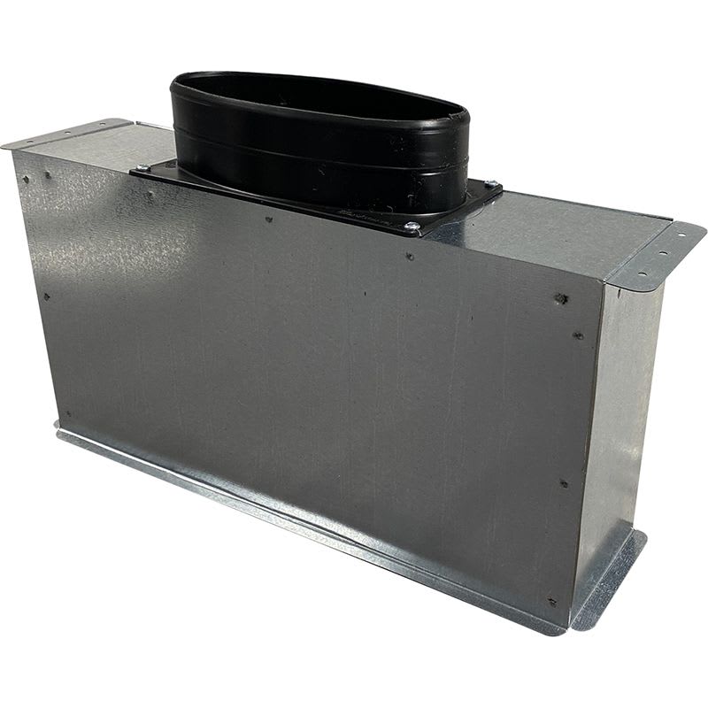 AXELAIR - Plénum iso métal sortie arr-lat 500x100