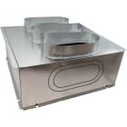 AXELAIR - Plénum iso métal sortie arr-lat 560x260